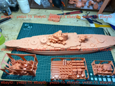 1/350 USS Pennsylvania (BB-38) Destroyer(full Hull/waterline)
